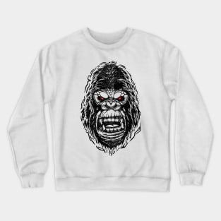 gorilla head Crewneck Sweatshirt